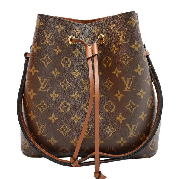 Louis Vuitton Cabas Mezzo Brown Canvas Bag *Pre Owned* FREE SHIPPING
