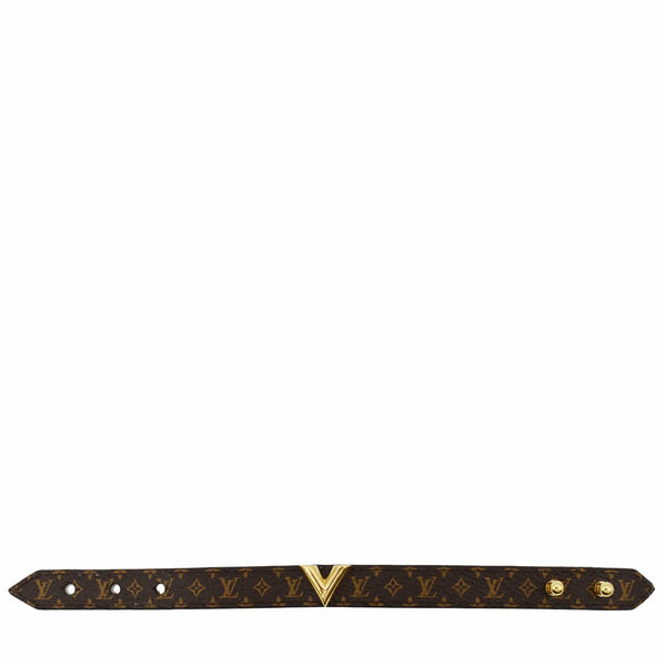 Louis Vuitton Essential V Bracelet, Brown, * Inventory Confirmation Required
