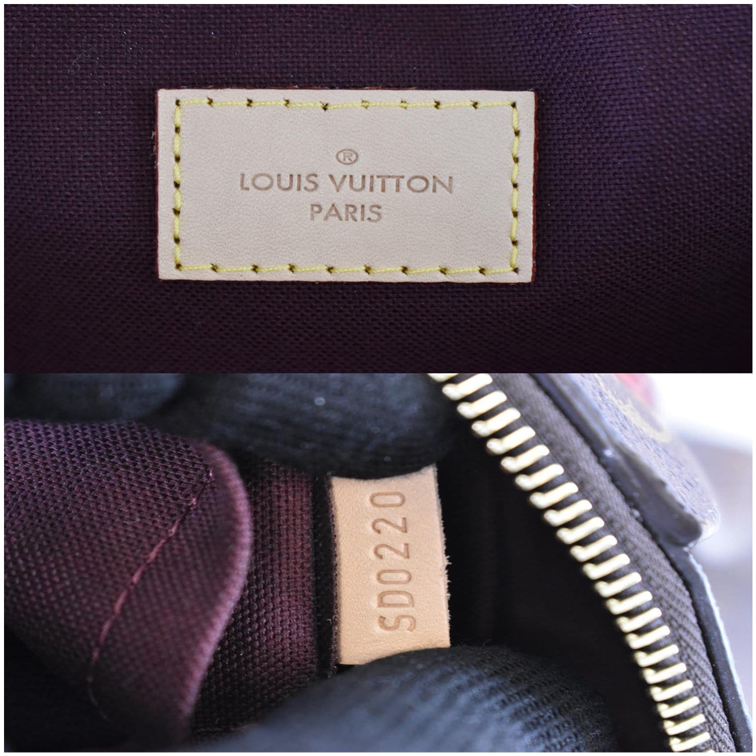 Rivoli satchel Louis Vuitton Brown in Cotton - 38609231