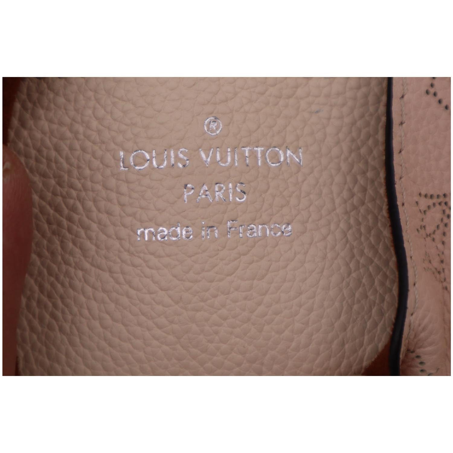 Louis Vuitton Carmel Mahina Hobo Bag Cream