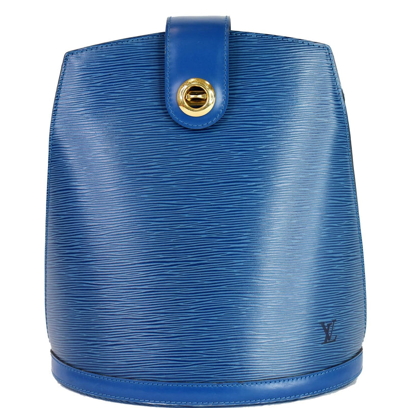 Auth LOUIS VUITTON Cluny M52255 Toledo Blue Epi SP0997 Shoulder Bag Leather