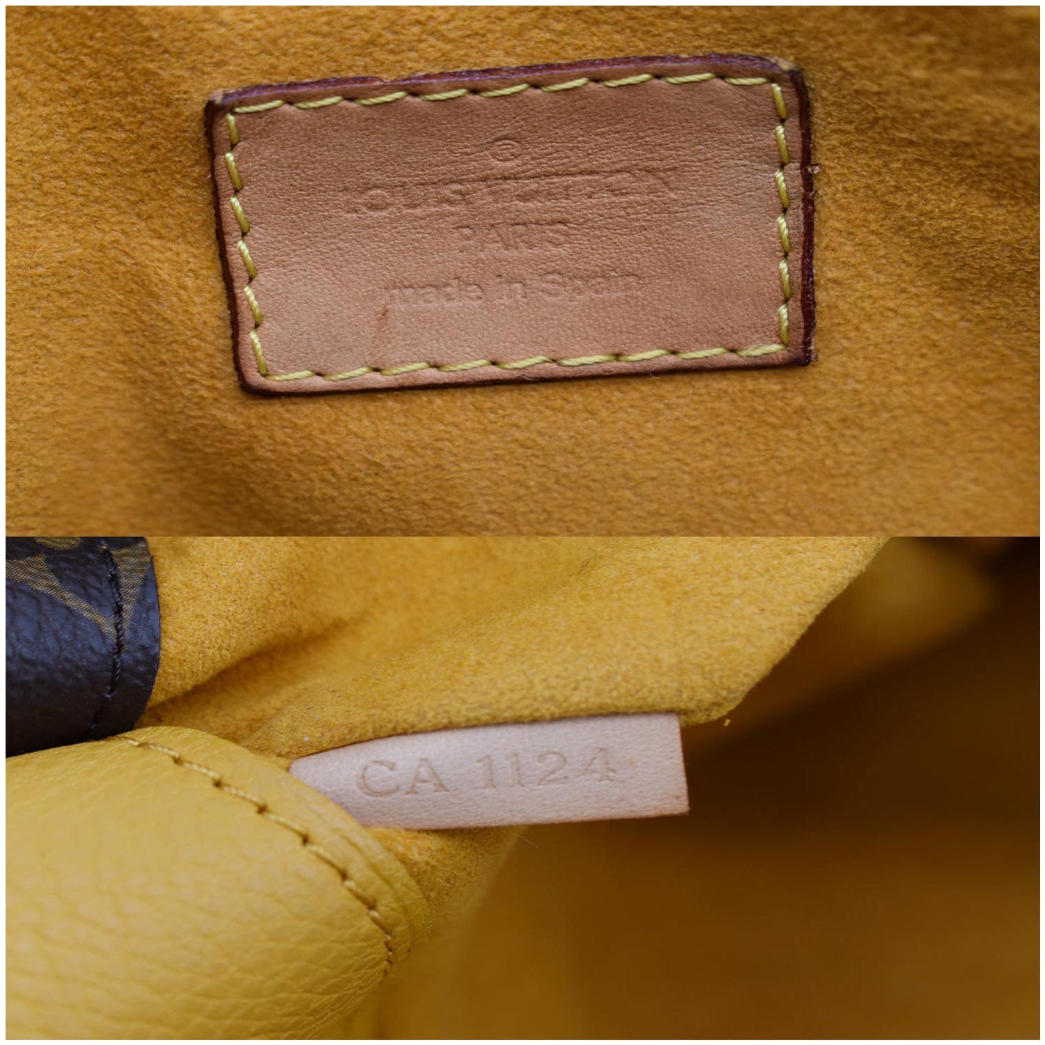 Louis Vuitton Pallas MM Monogram Canvas & Brown Leather Tote