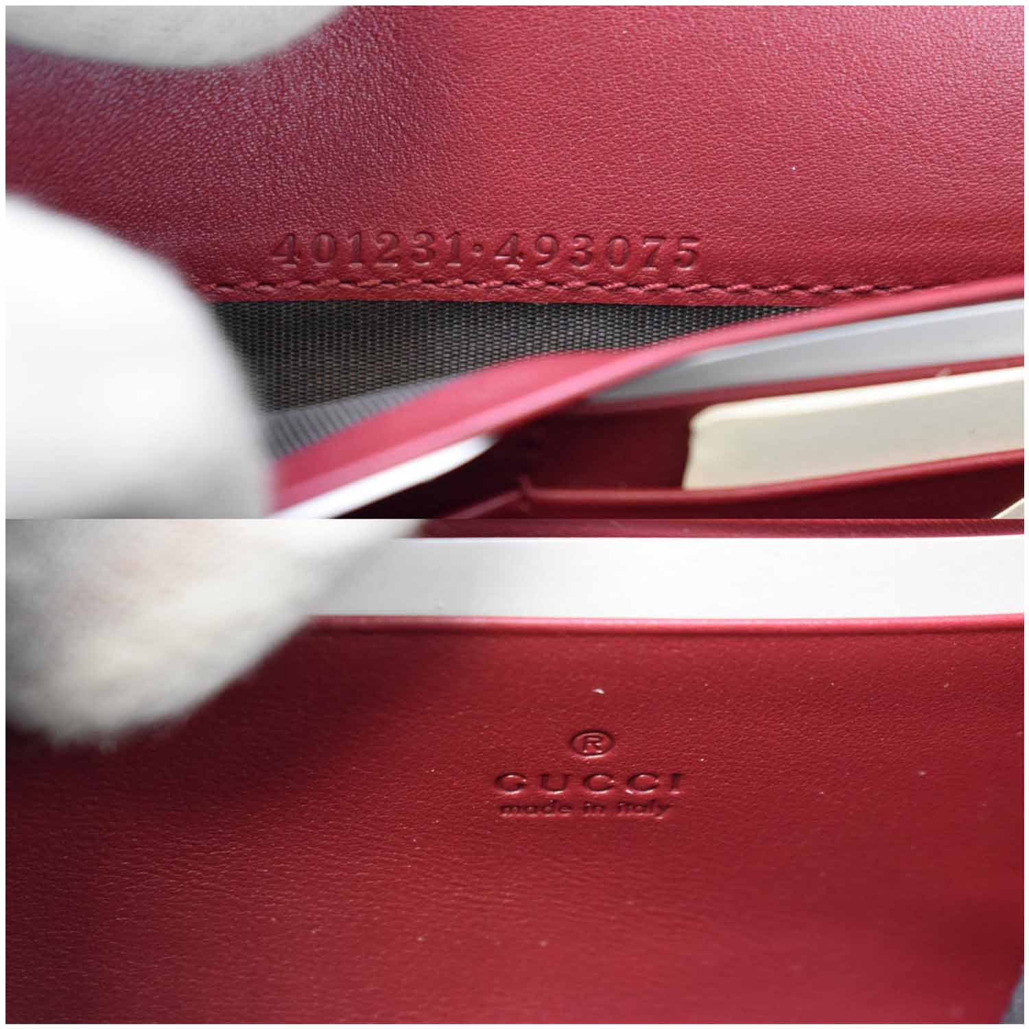Dionysus chain wallet velvet crossbody bag Gucci Black in Velvet - 22106203