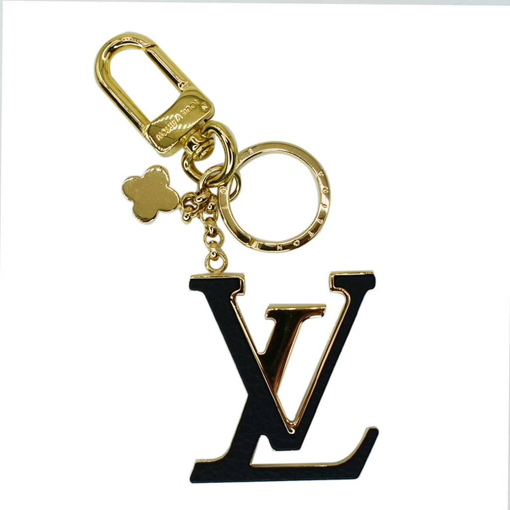 LOUIS VUITTON LV Capucines Key Holder Bag Charm Black