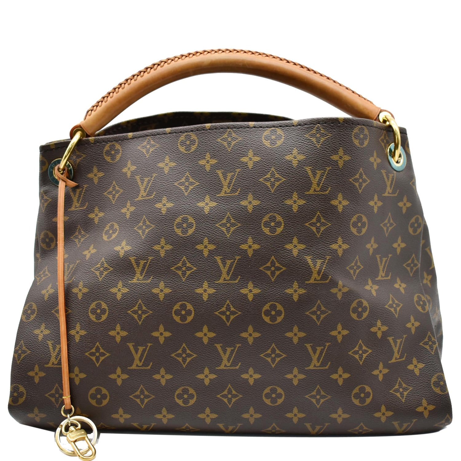 Louis Vuitton 2019 Brown Monogram Artsy MM Top Handle Shoulder Handbag