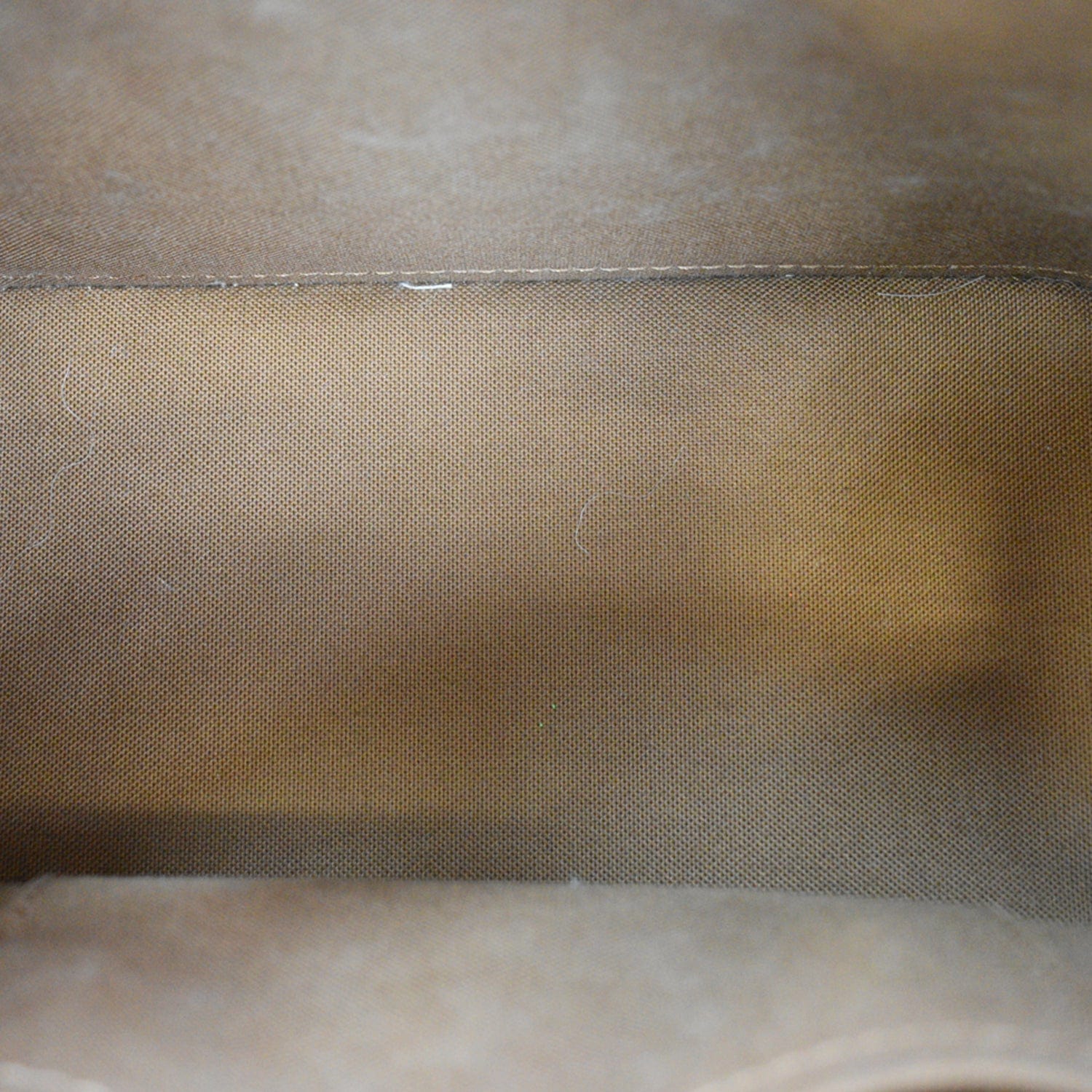 Alma bb cloth satchel Louis Vuitton Brown in Cloth - 34624559