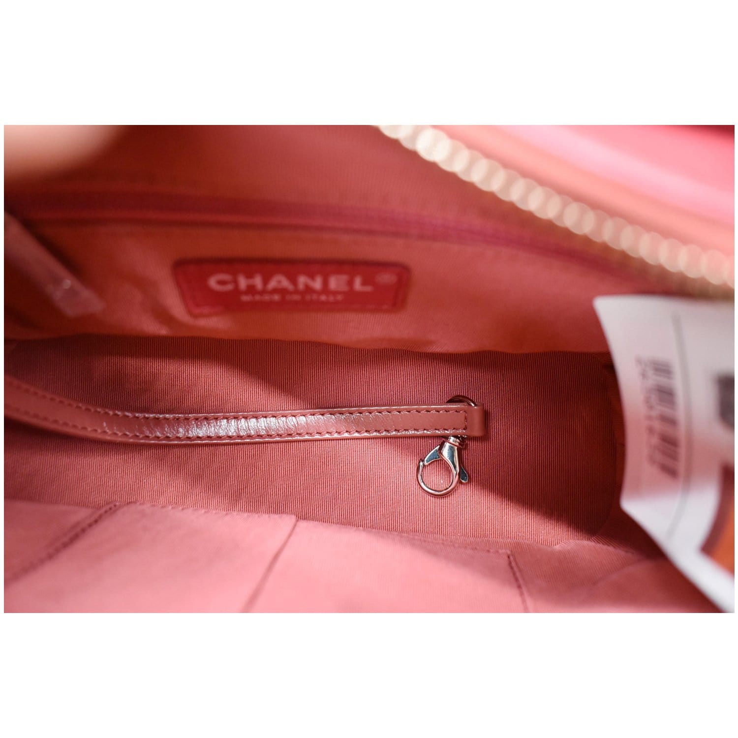 Chanel Pink Leather Gabrielle Small Hobo Bag Chanel