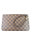 LOUIS VUITTON Pochette Wristlet Pouch Damier Ebene Neverfull MM Brown