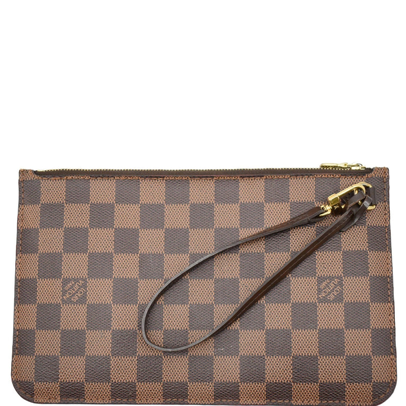 Louis Vuitton 2020 Damier Ebene Neverfull Pouch - Brown Clutches, Handbags  - LOU566934