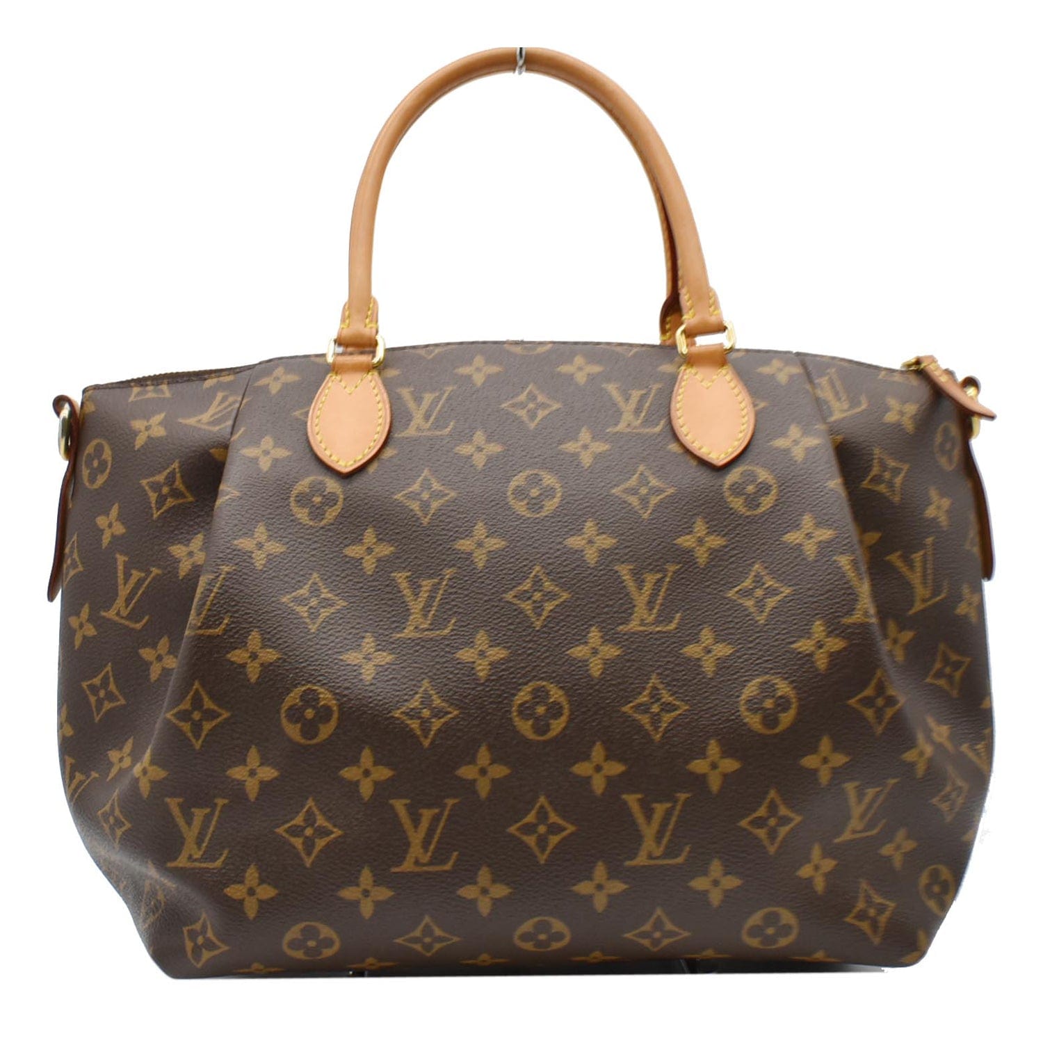 Louis Vuitton Tote Turenne Monogram With Accessories MM Brown in Toile  Canvas/Vachetta with Brass - US