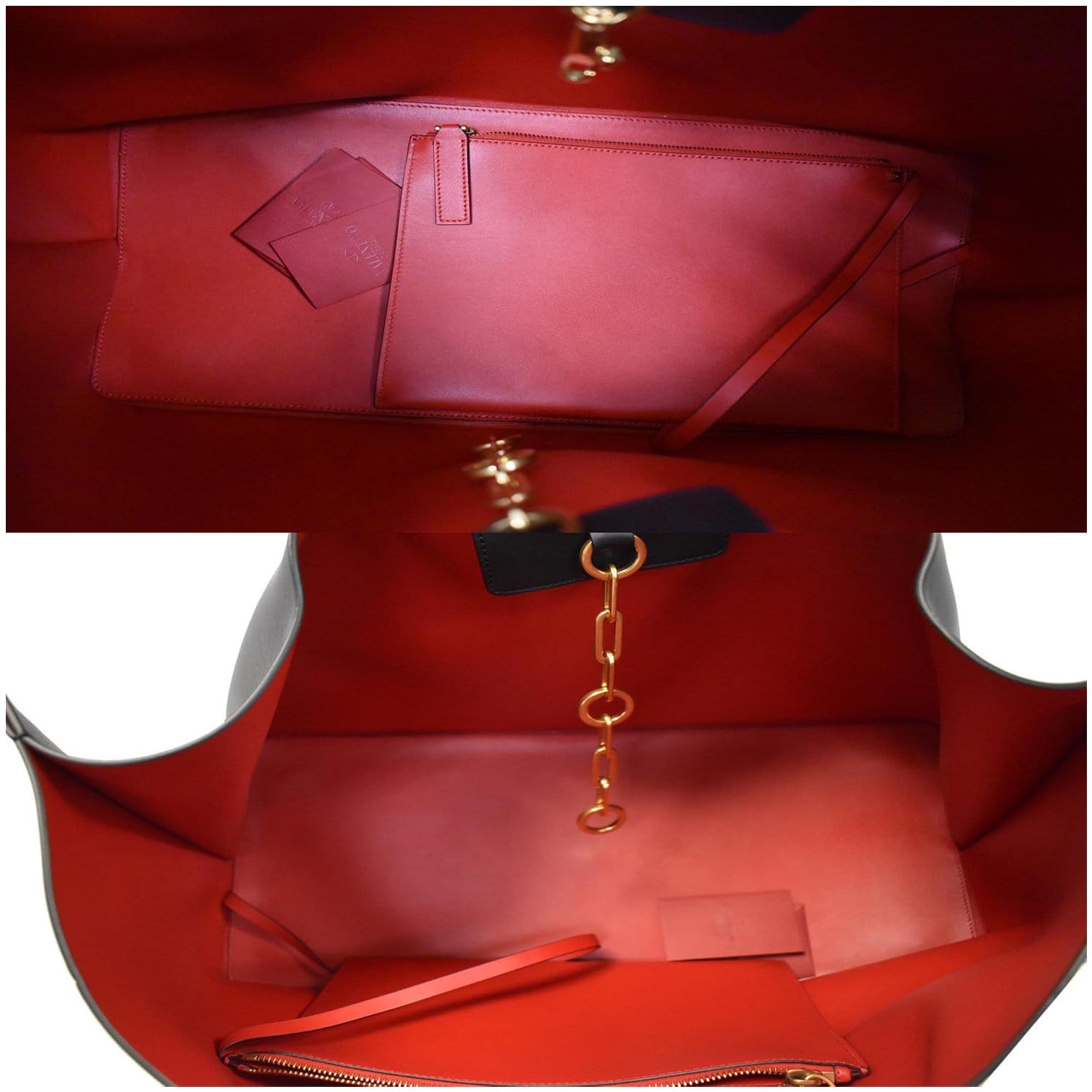 Valentino Garavani VLogo Escape Tote Leather with Inlay Medium - ShopStyle