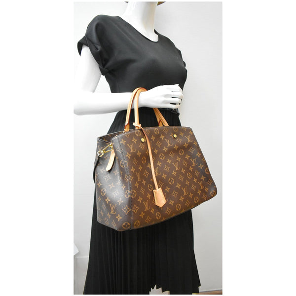 Louis Vuitton Montaigne GM Monogram Canvas Shoulder Handbag