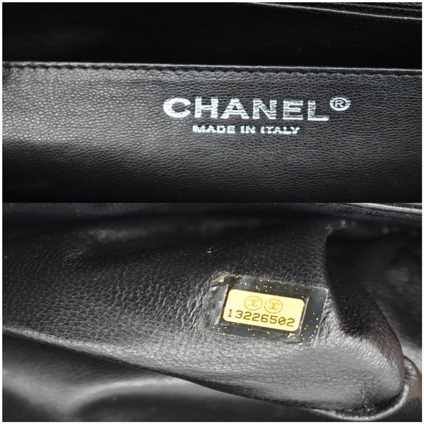 Chanel Jumbo Single Flap Patent Leather Shoulder Bag