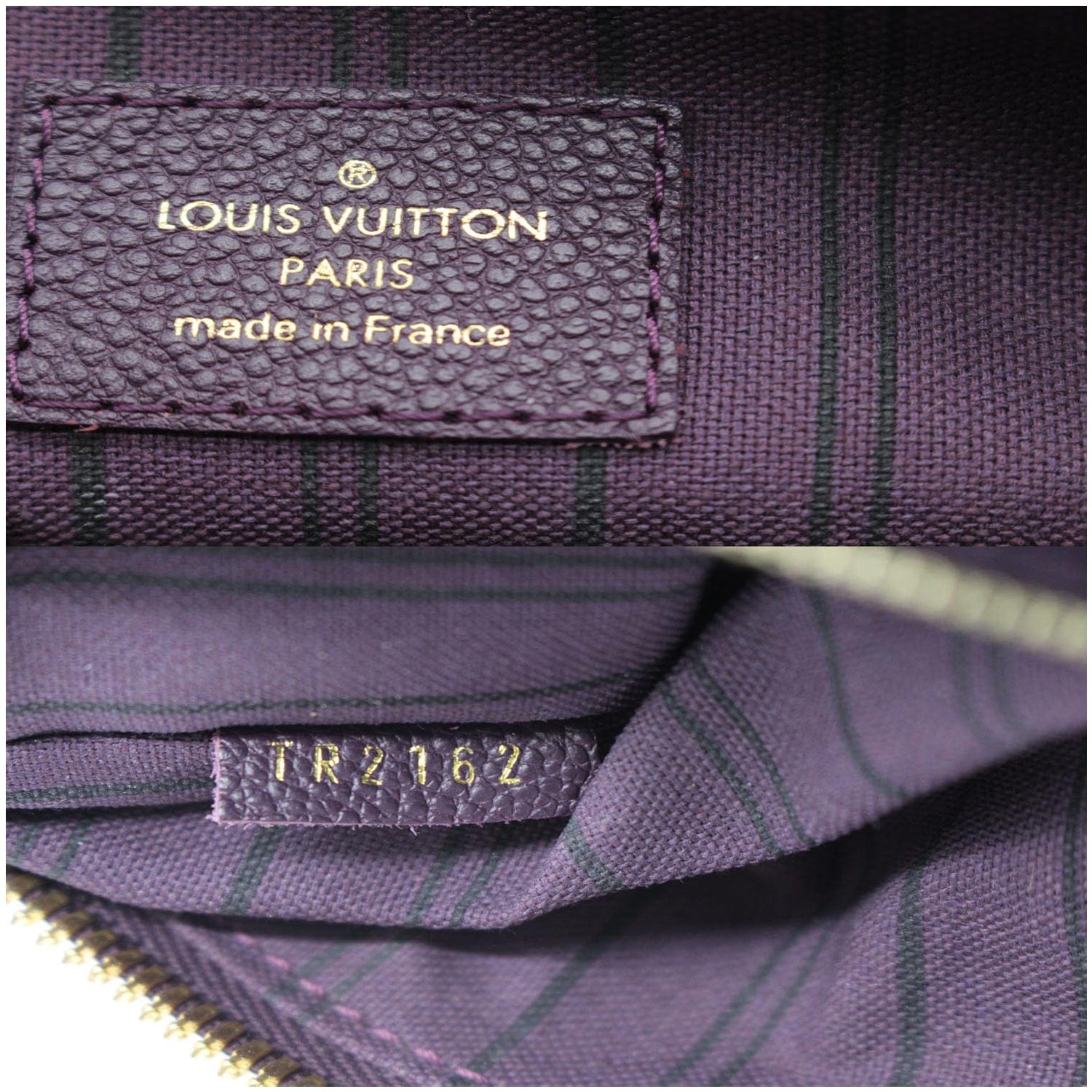Louis Vuitton Purple Monogram Empreinte Lumineuse GM