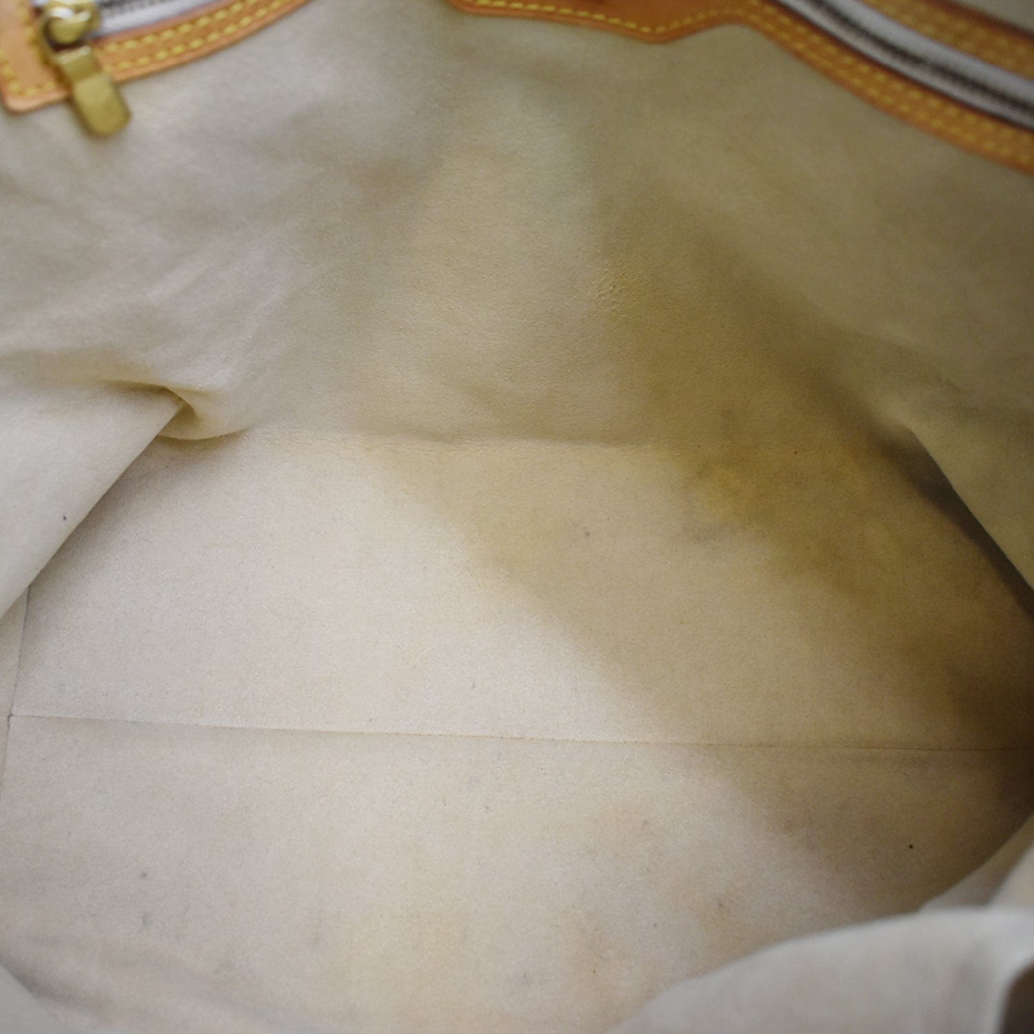 Louis Vuitton Damier Azur Hampstead MM White Cloth ref.166648