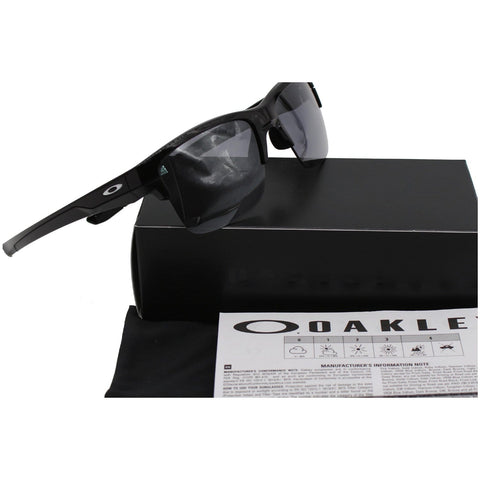 OAKLEY OO9316-03 Thinlink Polished Black Sunglasses Black Iridium Lens