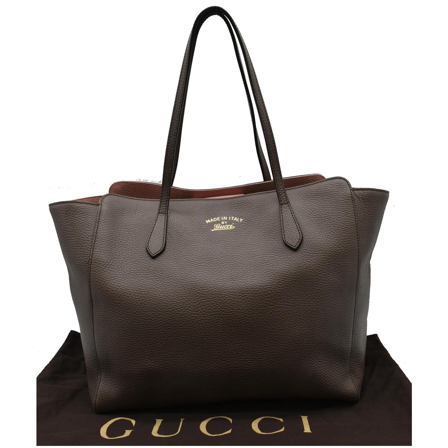 Gucci Leather Woven Tote Bag Second Hand / Selling