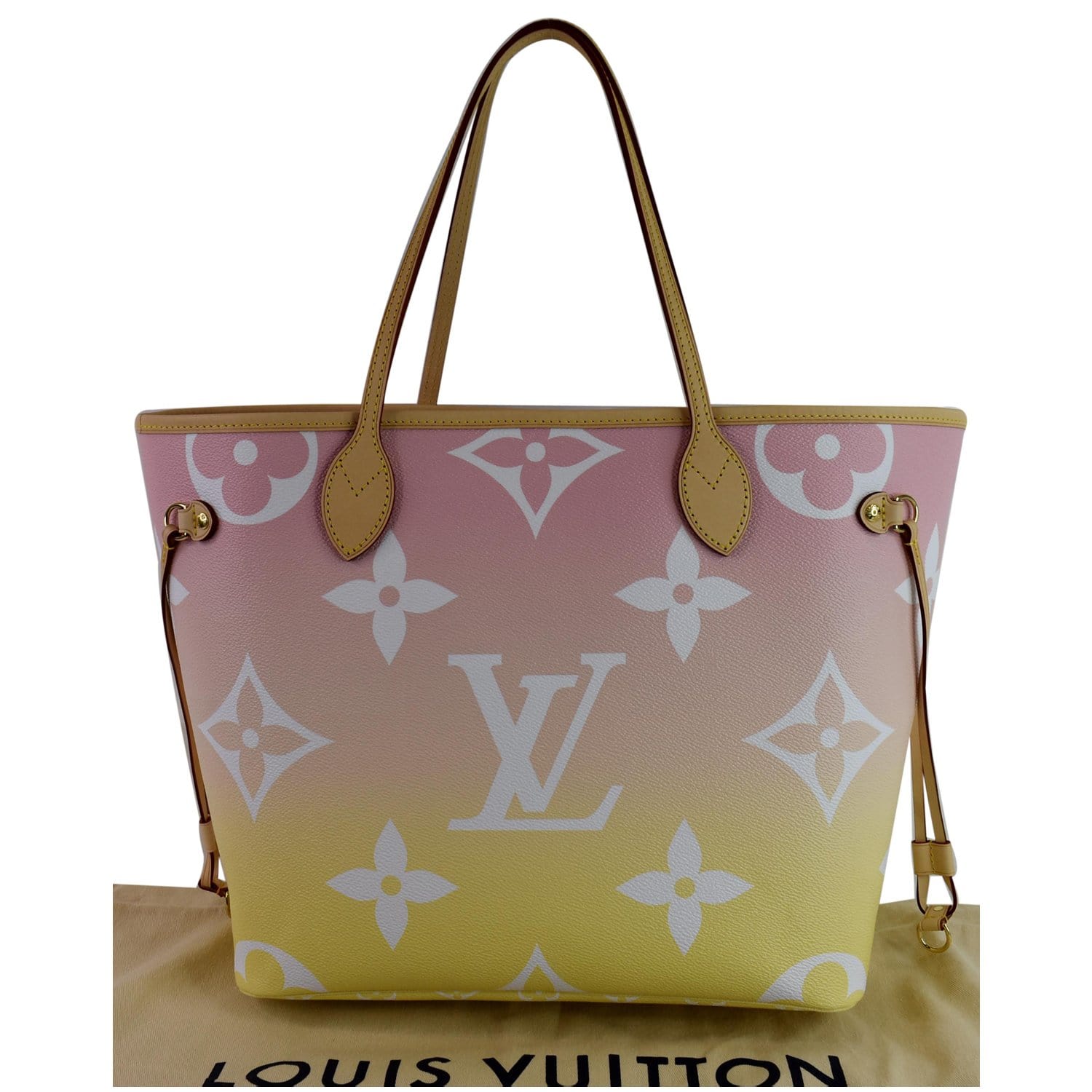 Louis Vuitton Neverfull MM By The Pool Ombré Rose GHW