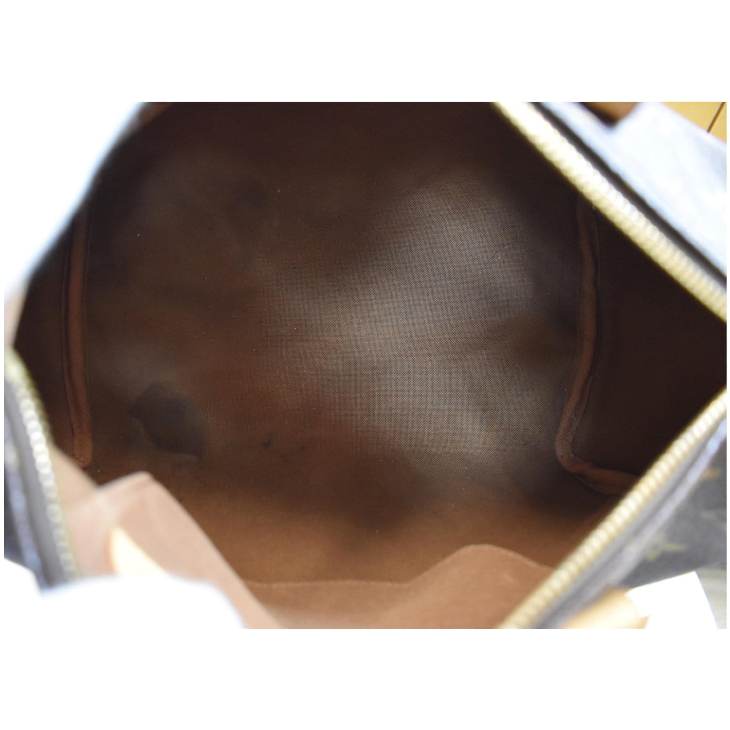 Sac Louis Vuitton speedy 25 cm Brown coated canvas LV Monogram Dark brown  Cloth ref.231235 - Joli Closet