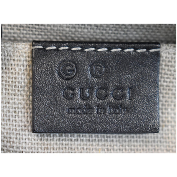 Gucci Bree Micro GG Guccissima Leather Crossbody Bag made in Italy