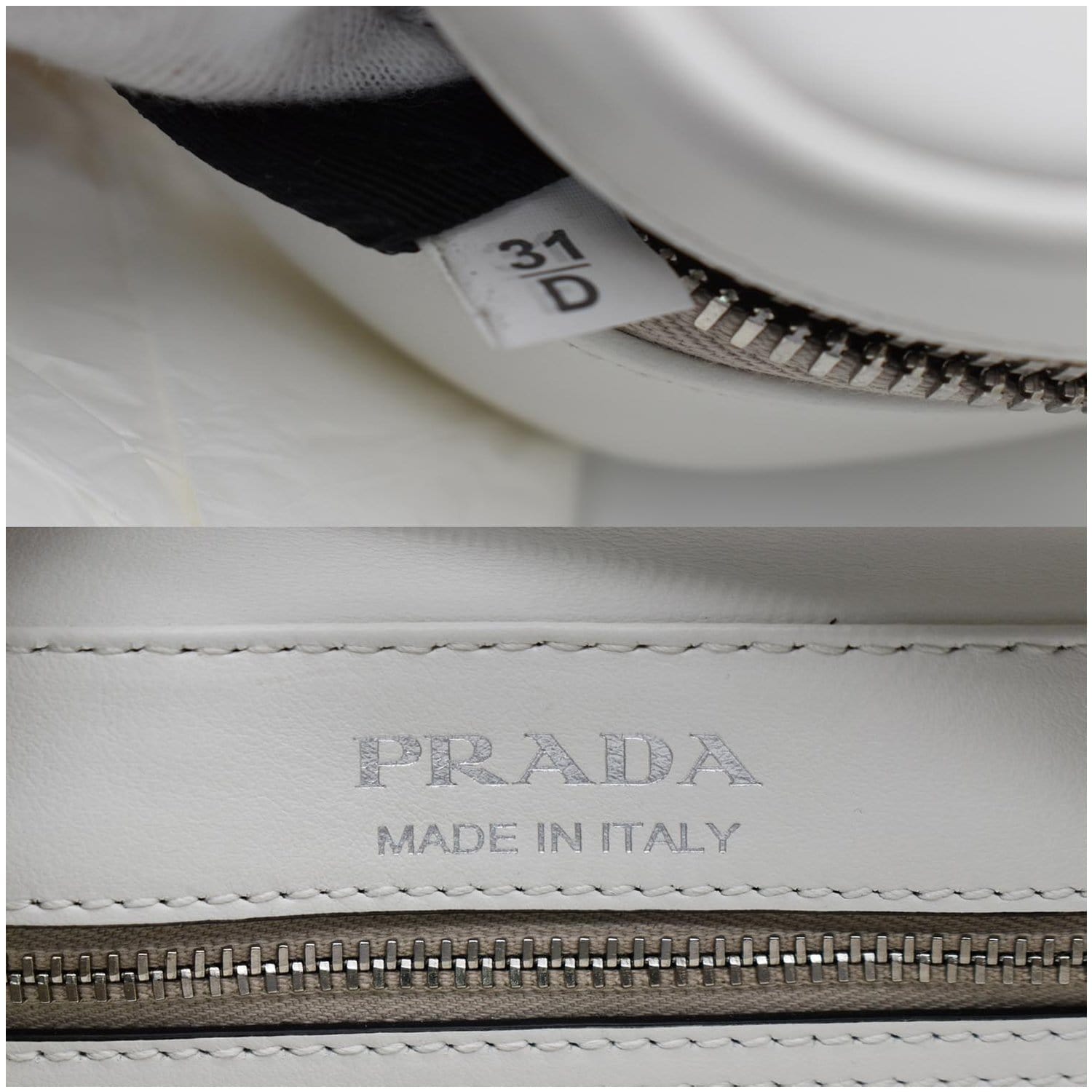 Prada City Palm Tree Print Calfskin Leather Camera Bag