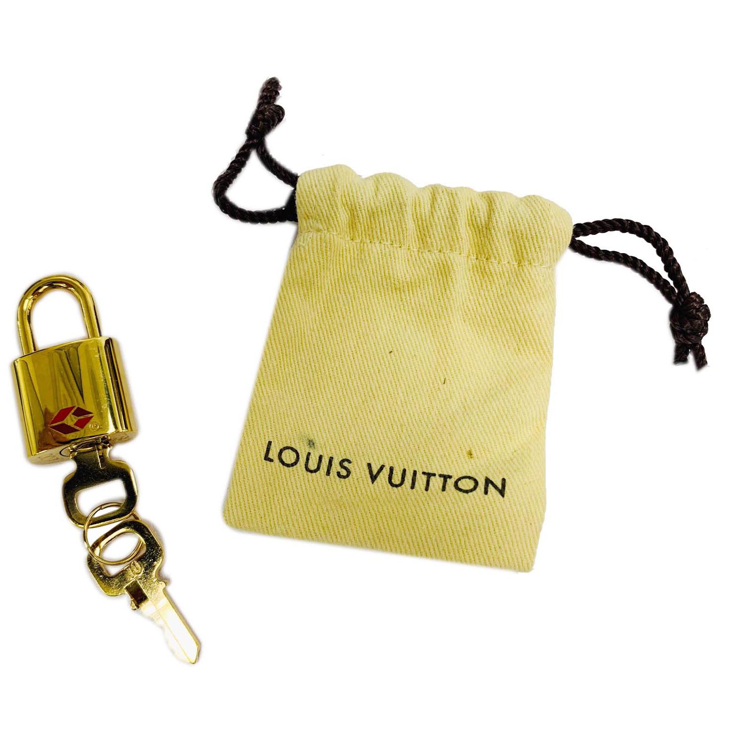 Authentic Louis Vuitton Gold Lock With 2 Keys Bag - PreLoved Treasures