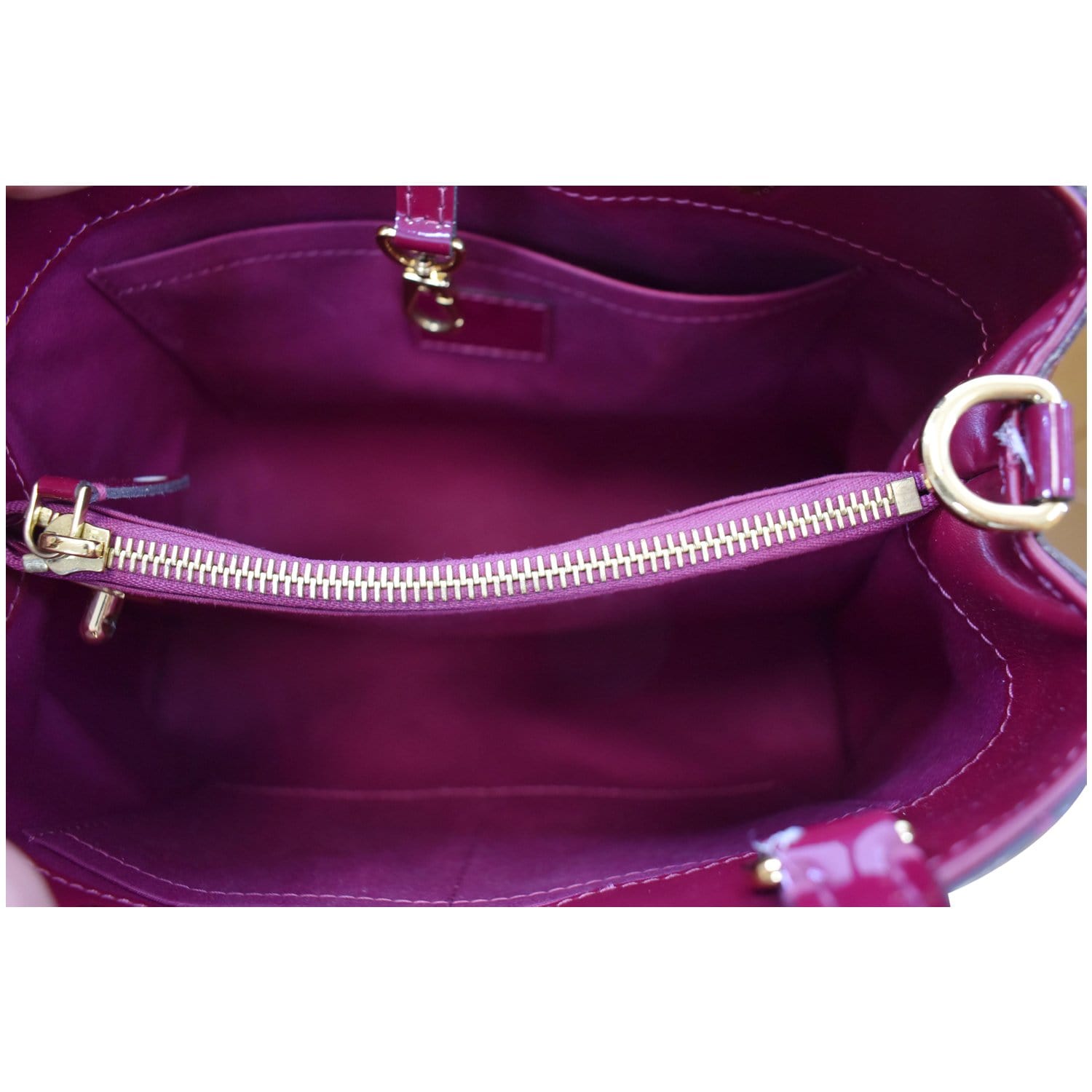 Louis Vuitton Purple Monogram Vernis Montebello MM Leather Patent leather  ref.951398 - Joli Closet