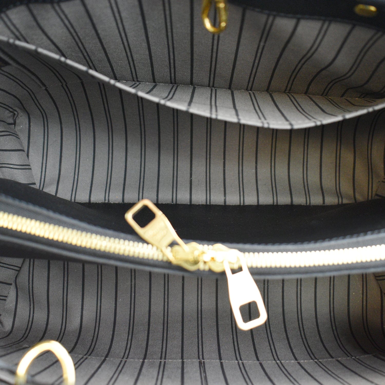 Louis Vuitton Montaigne Black Monogram Empreinte Leather Shoulder Bag -  MyDesignerly