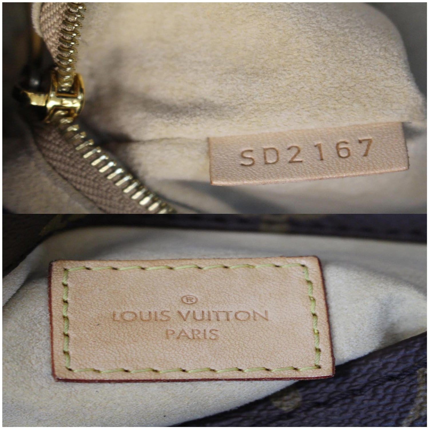 Artsy cloth handbag Louis Vuitton Brown in Cloth - 36556528