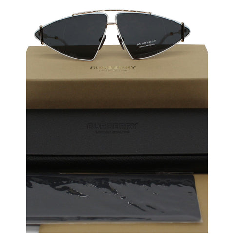 BURBERRY BE3111-101787 Gold Sunglasses Grey Lens