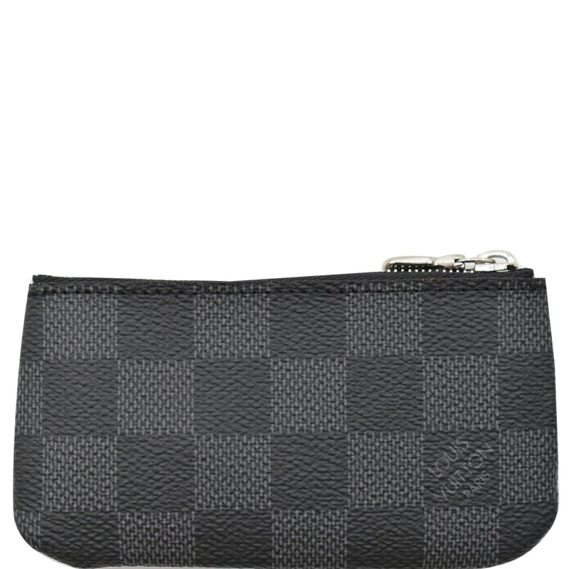 Louis Vuitton Pochette Cle Damier Graphite Key Pouch, Luxury, Accessories  on Carousell