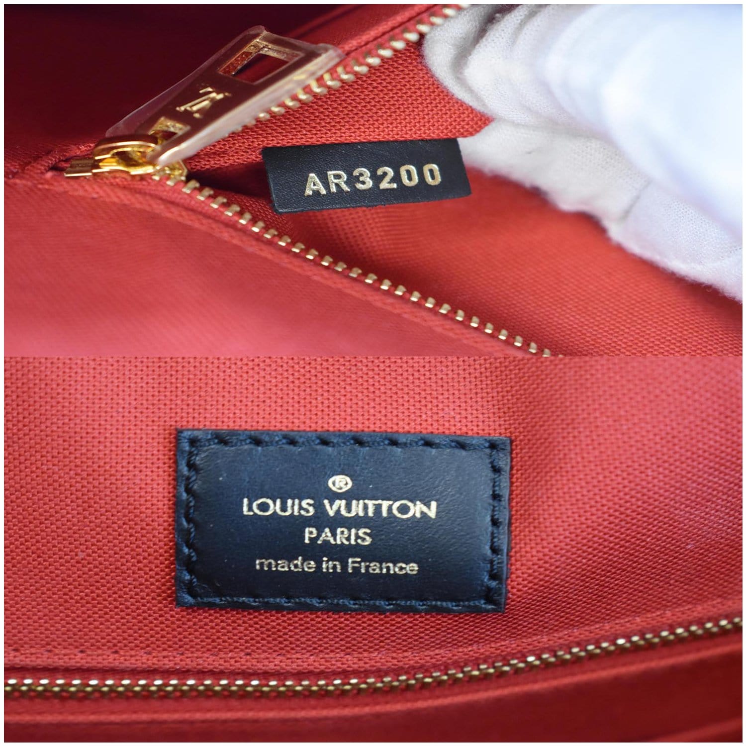 Fake vs Real Louis Vuitton On the Go Gm size Monogram Reverse 