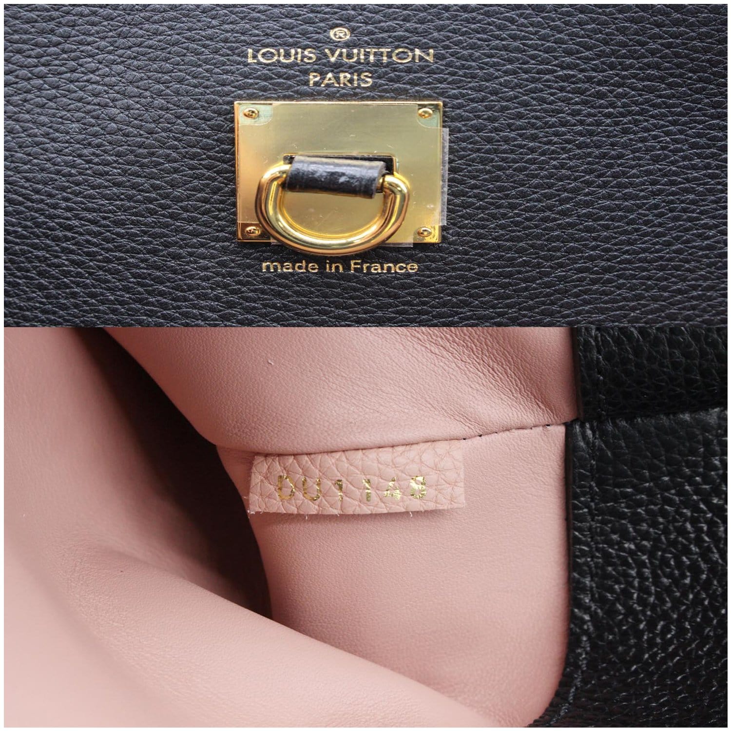 Louis Vuitton Black Leather City Steamer mm Bag