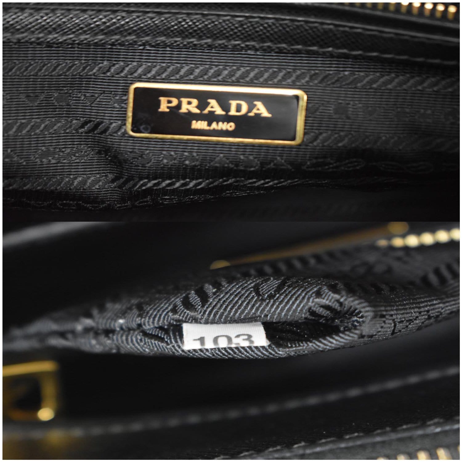 Prada - Galleria Small Saffiano Leather Nero