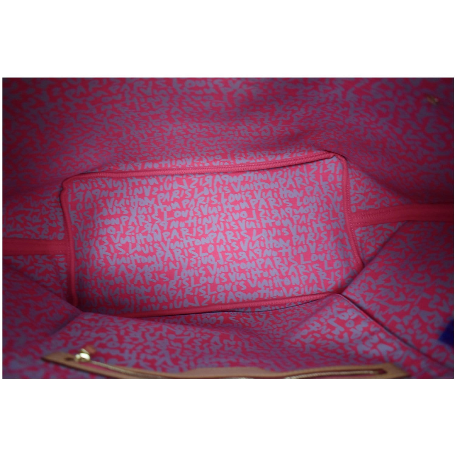 Louis Vuitton Monogram Graffiti Neverfull GM Tote Bag Vert M93703 LV Auth 29943A