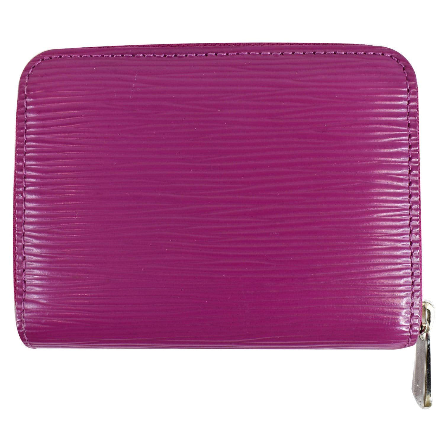 Louis Vuitton Logo Epi Leather Flap Pochette Purple