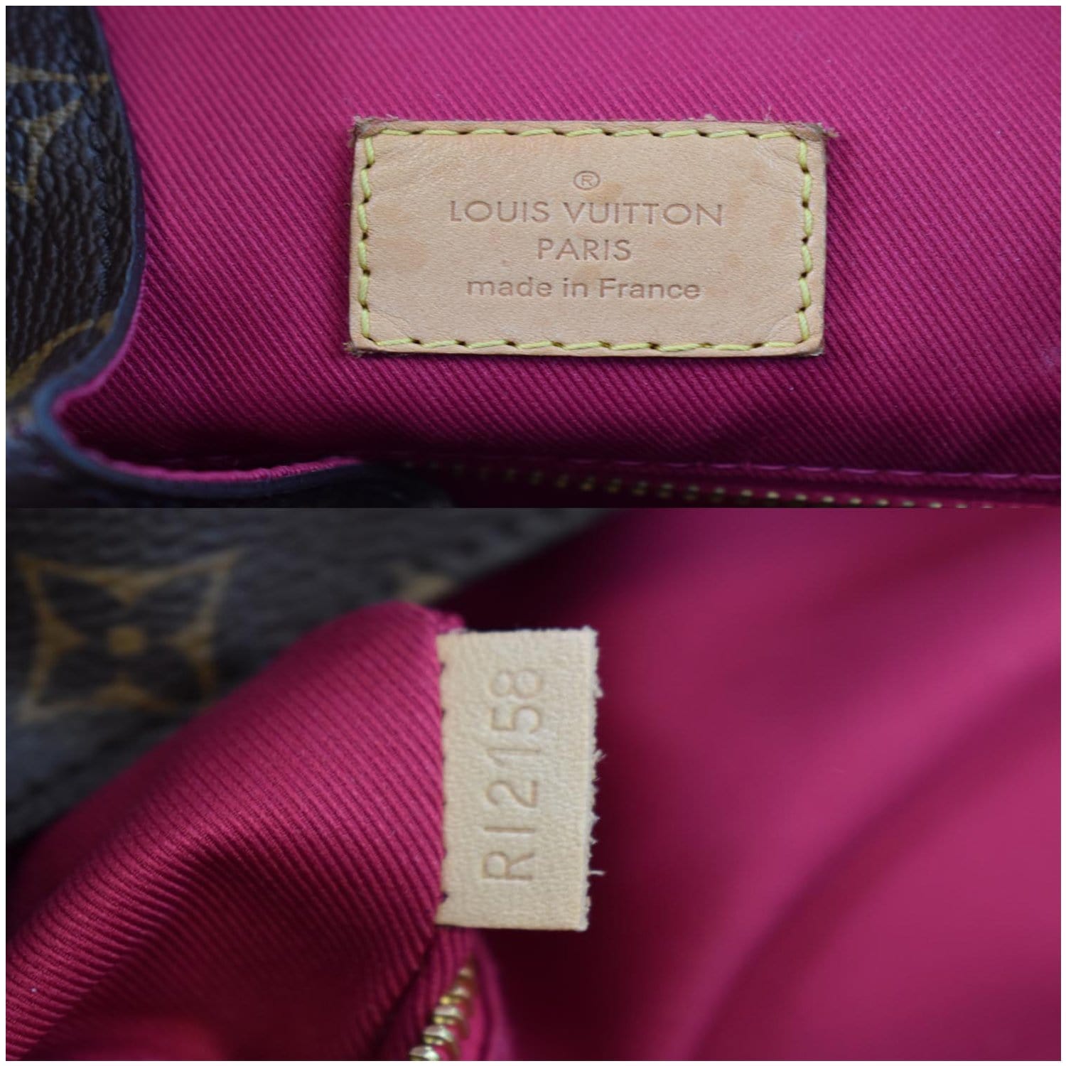 Louis Vuitton Graceful Handbag Monogram Canvas MM Brown 504591
