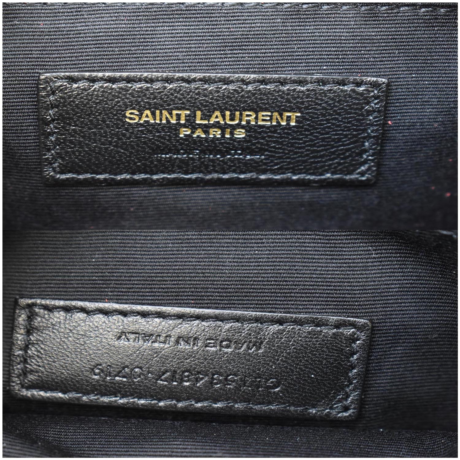 Saint Laurent Black Quilted Leather Lou Belt Bag Saint Laurent Paris