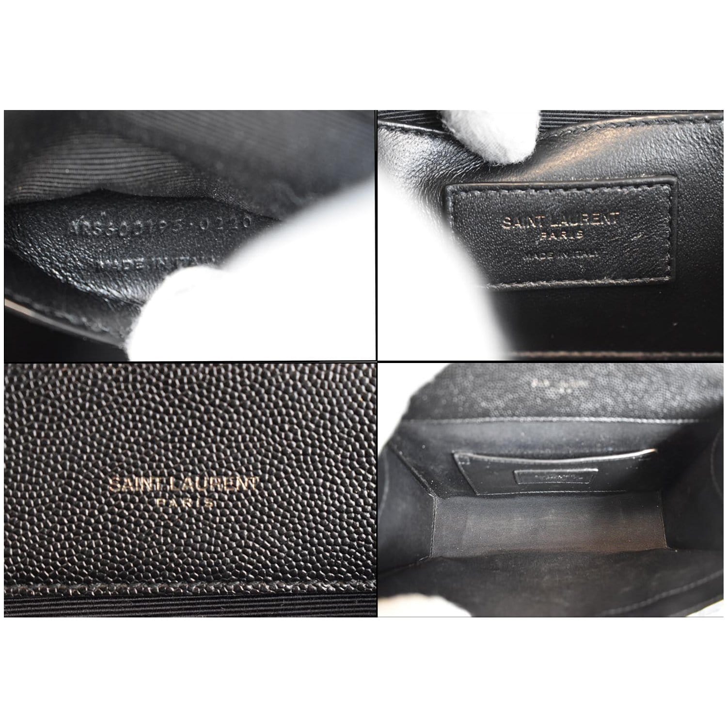 Saint Laurent black Medium Envelope Matelassé Shoulder Bag