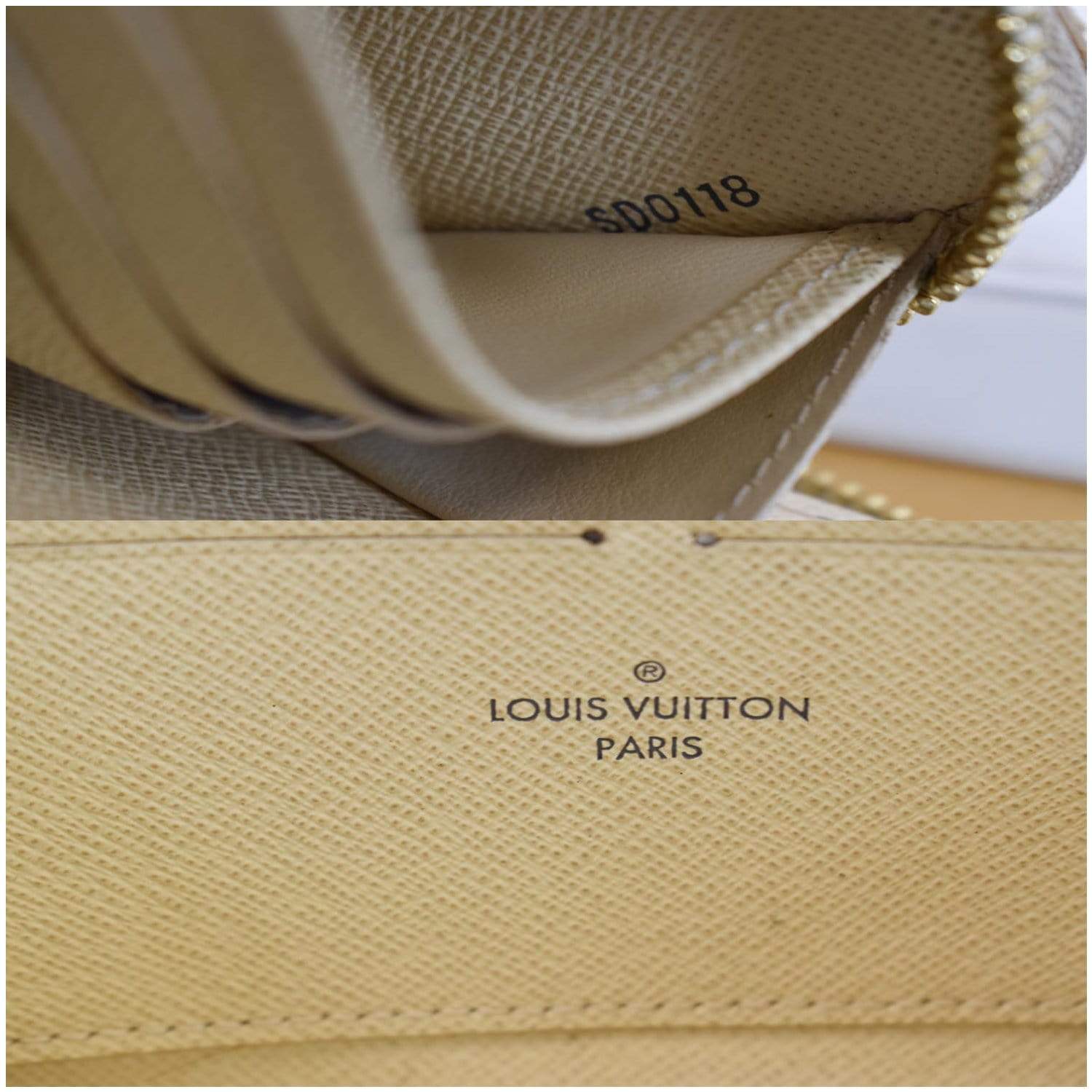 LOUIS VUITTON Damier Azur Zippy Wallet Long Wallet N60012 LV Auth 22288  Cloth ref.334752 - Joli Closet