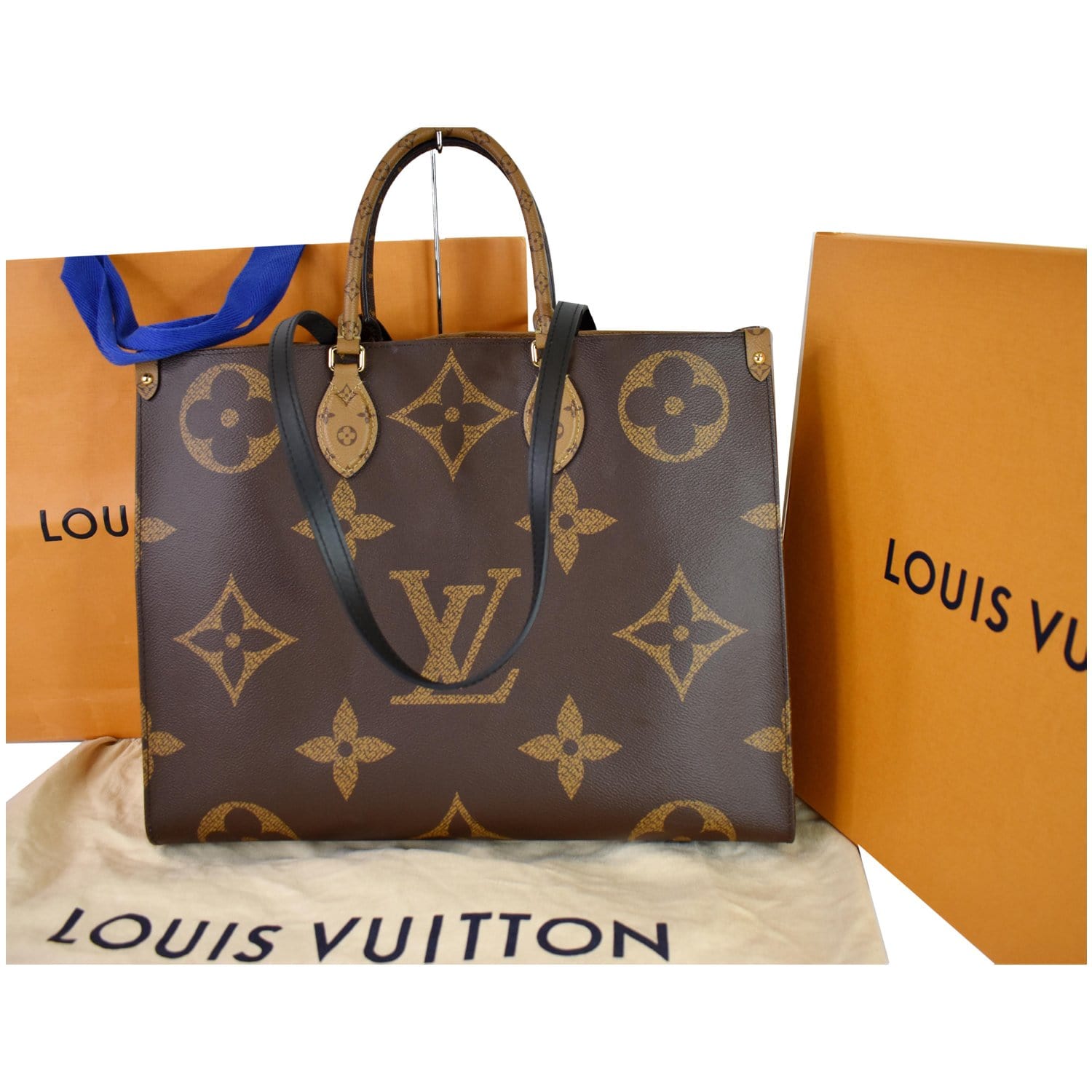 Louis Vuitton, Bags, Louis Vuitton Onthego Gm Reverse Monogram Original  Design W Samorga Organizer