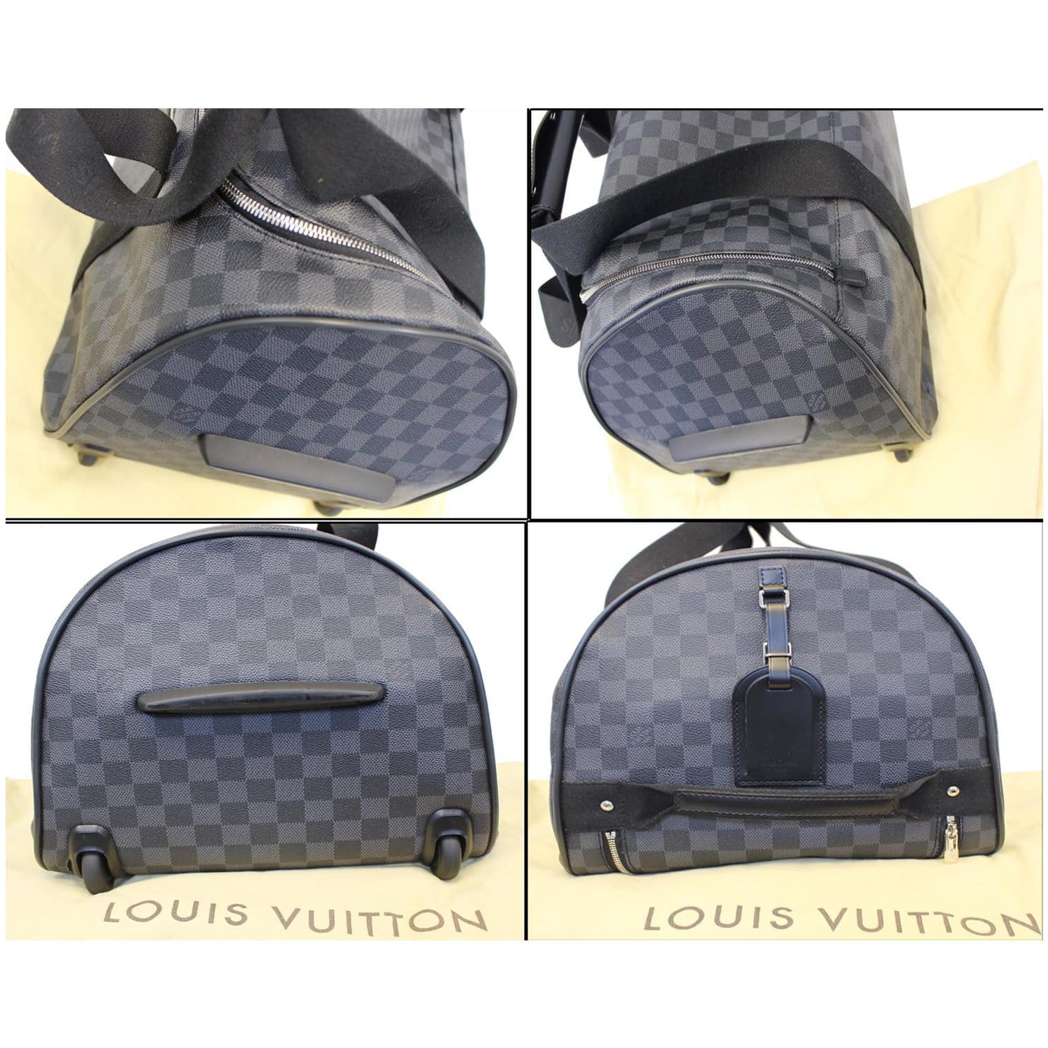 Louis Vuitton Damier Ebene Neo Eole 55 Rolling Convertible Duffle 2LVJ0119