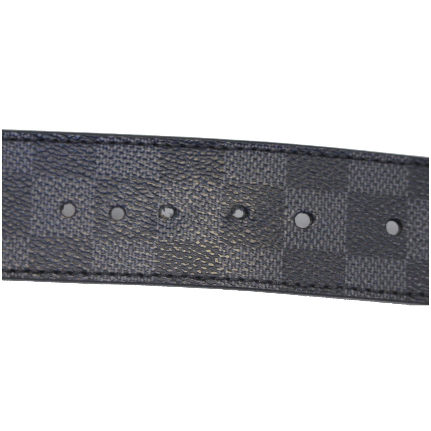 White LV logo Belt Damier Print  Louis vuitton belt, Leather