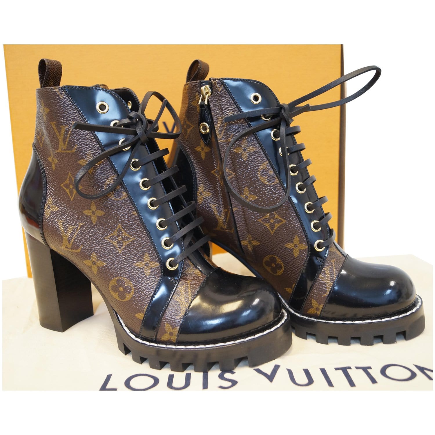 Louis Vuitton Monogram Star Trail Ankle Boots Multiple colors ref.856788 -  Joli Closet