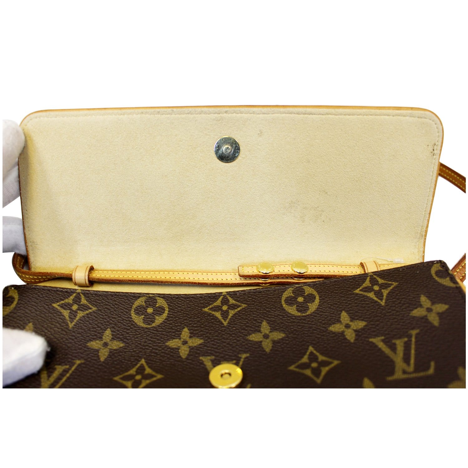 Louis Vuitton Vintage Monogram Canvas Pochette Twin GM Shoulder Bag (S –  LuxeDH