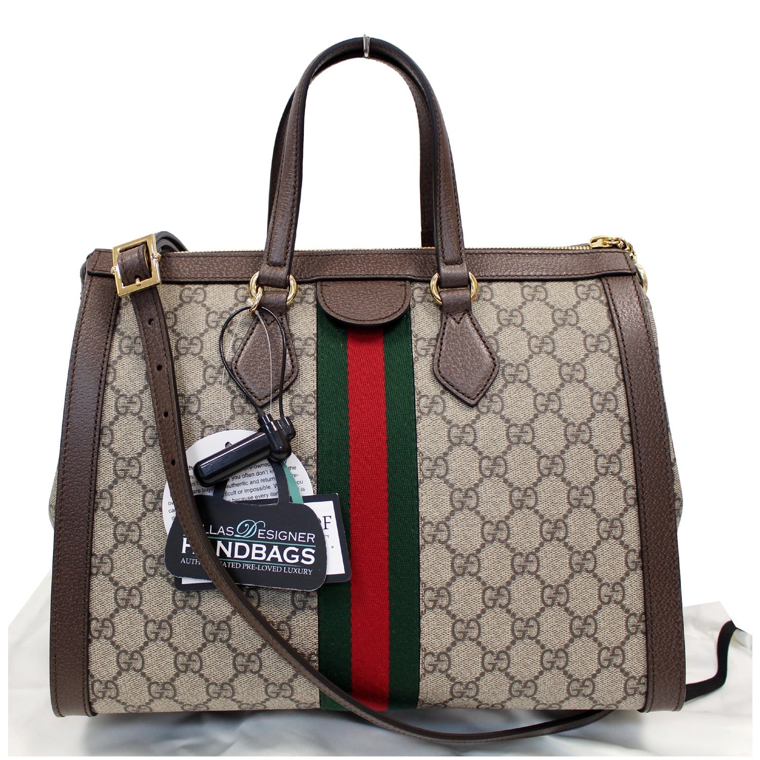 Gucci Pre-Owned medium GG Supreme Ophidia crossbody bag, Brown