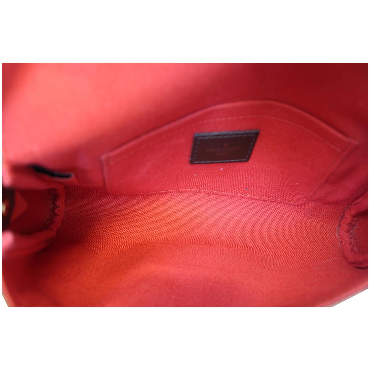 🌸Louis Vuitton Favorite PM Damier Ebene Clutch Crossbody(SD2114)+Box+Dust  Bag🌸