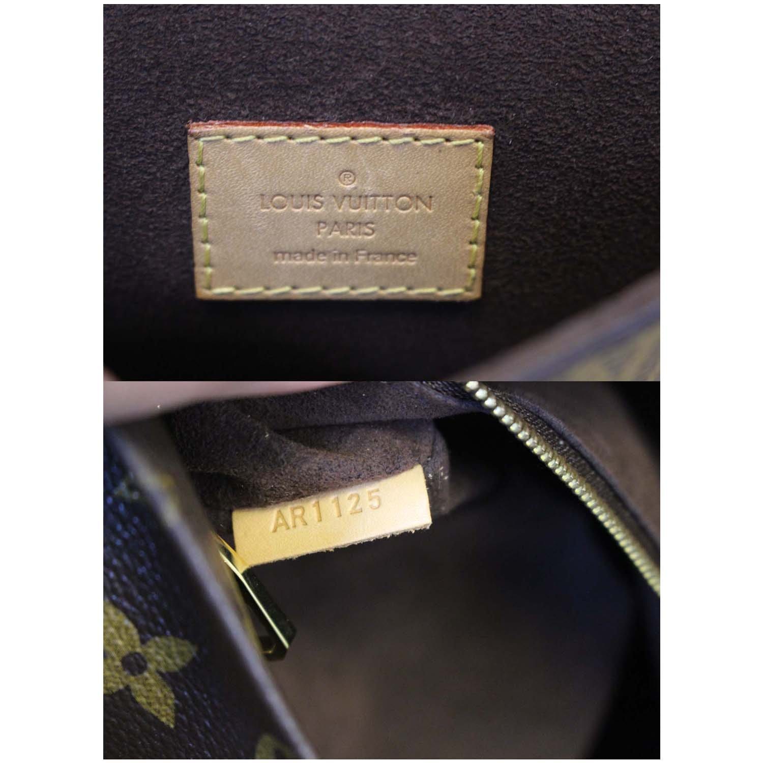 LOUIS VUITTON Louis Vuitton Hobo PM Shoulder Bag M93834 Monogram Antia  Leather Bordeaux Black Semi-shoulder One-shoulder Handbag Shopping Tote  Quilted Stitching Embossed