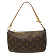 LOUIS VUITTON Pochette Accessoires Monogram Canvas Pouch Bag Brown