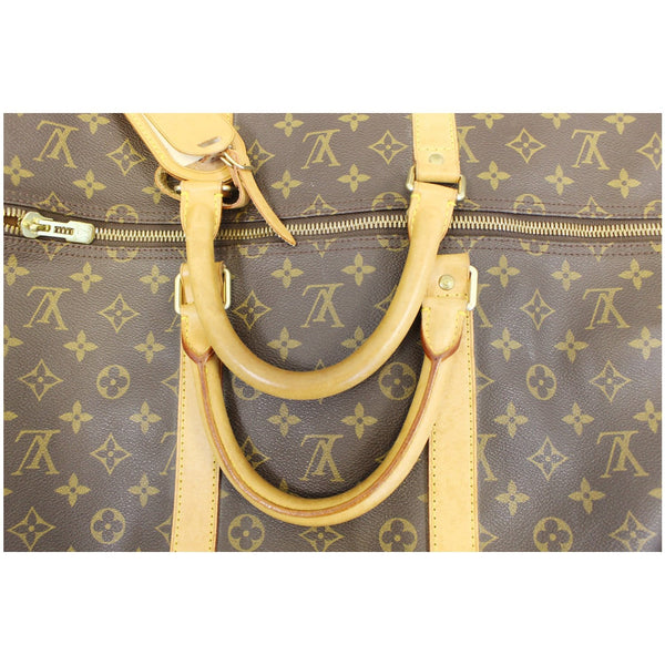 LOUIS VUITTON Keepall Bandouliere 55 Monogram Canvas Travel Bag